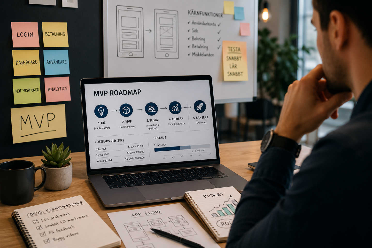 Vad kostar det att bygga en MVP? En realistisk guide för startups